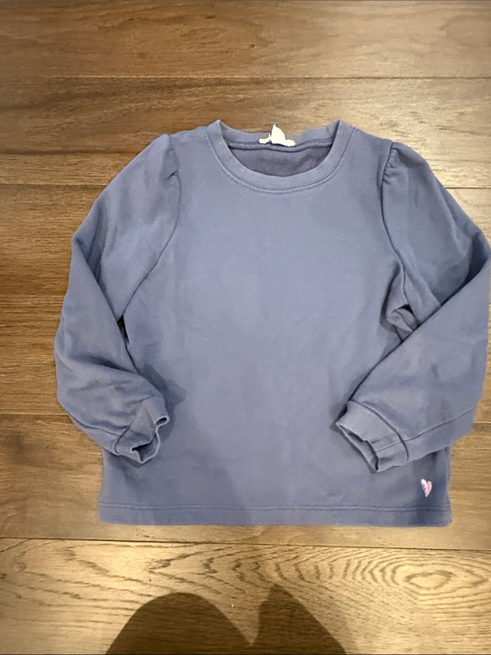Crewcuts Girls Lavender-Blue Long-Sleeve Crewneck Sweatshirt Size Small - C12-05